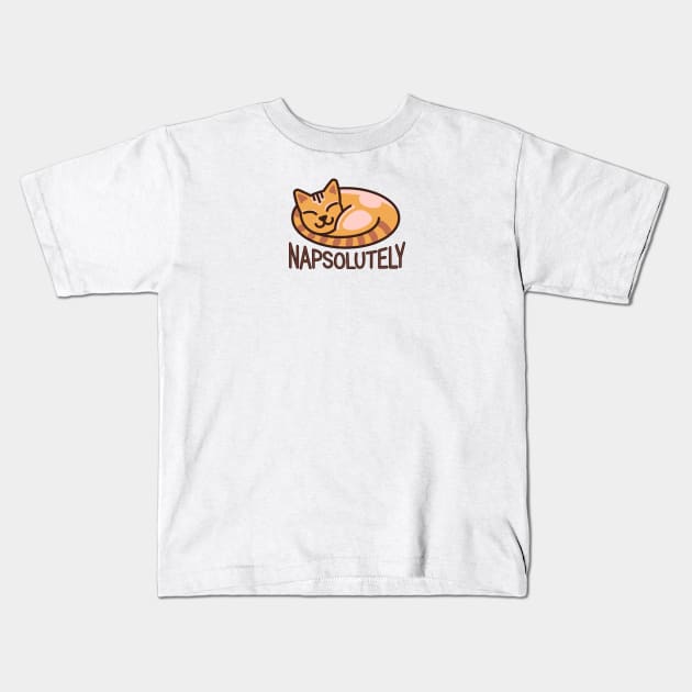 Cat nap fever Kids T-Shirt by VonStreet